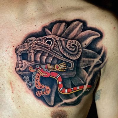 Quetzalcoatl (the Feathered Serpent)