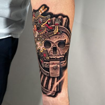 Sun Mictlan with Xolotl codex
