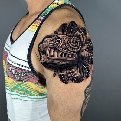 Quetzalcoatl (The feathered serpent)