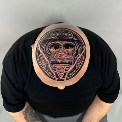 Aztec calendar dome