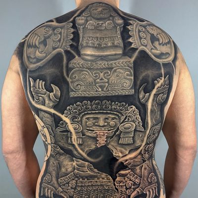 Back Piece Tlaltecuhtli