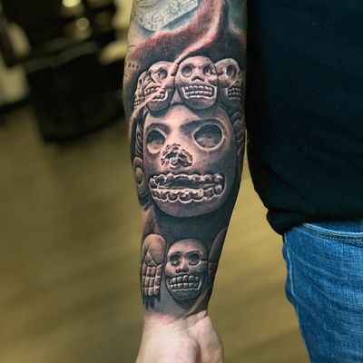 Realism skull Tattoo by Goethe Silva — Los Angeles, CA