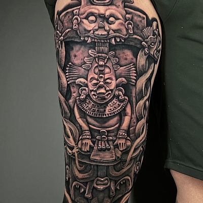 K'awiil (Deity connected with serpent, royalty,lighting and rain)